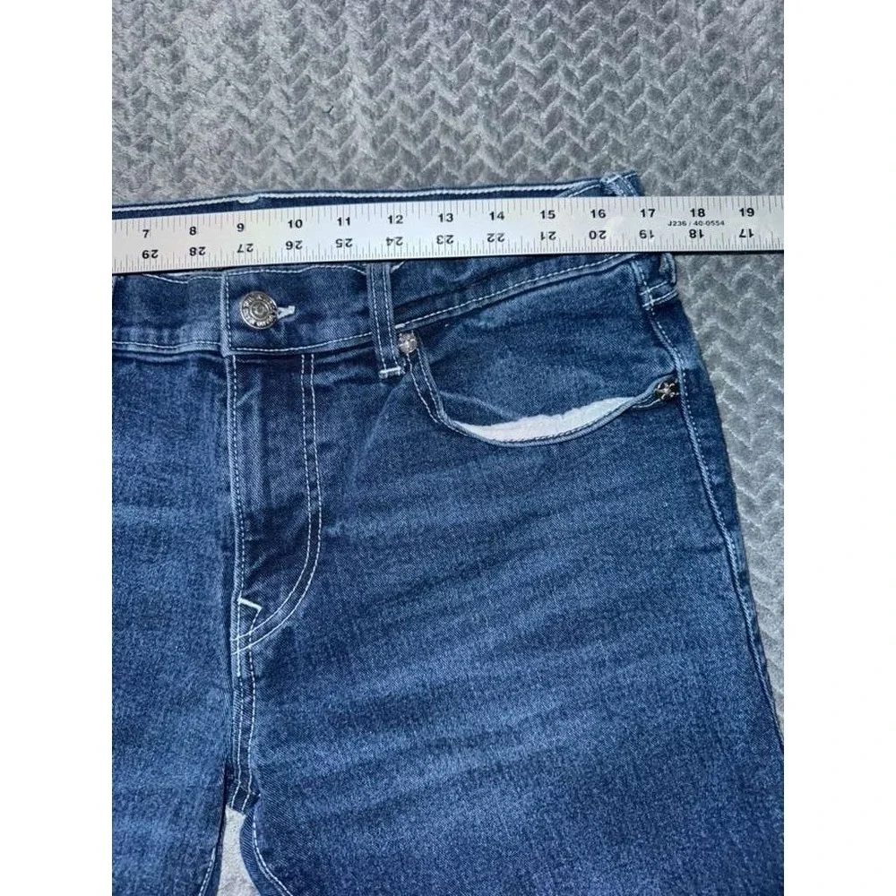 True Religion Mens Rocco Relaxed Skinny Jean Blue Denim Size 34
